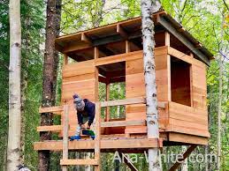 Modern Kids Treehouse Ana White