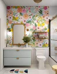 ultimate guide to bathroom wallpaper