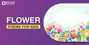 flower poems for kids flower poems