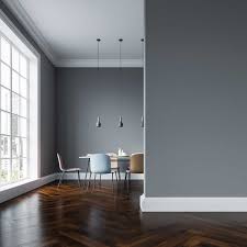 color wood floor goes with gray walls