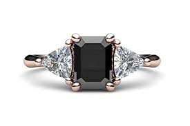 black diamond enement rings the