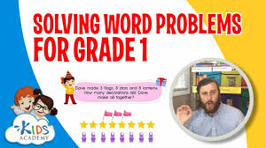 The problems are solved both using algebra (the way it is generally done in the us) and using block. Solving Word Problems Math For 1st Grade Kids Academy Youtube