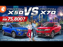 Car subscription provider flux adds proton x50 to its fleet, flagship variant priced from rm1,995 per month. Proton X50 Vs X70 Size