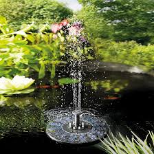 Colour Changing Solar Water Fountain