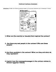 Political cartoons are illustrations that contain a political message that relates to current events or individuals personalities. Ancient Rome Political Cartoon Analysis Worksheet Tpt