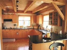Post Beam Kitchen Vermont Timber Works
