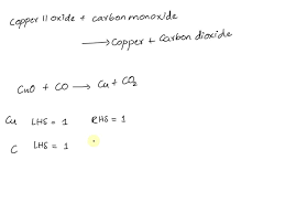oxide and carbon monoxide gas that