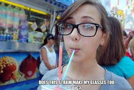 does this straw make my glasses too big