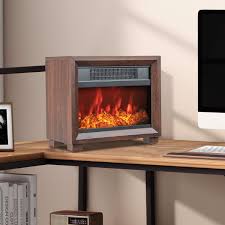 Mini Wooden Space Tabletop Fireplace
