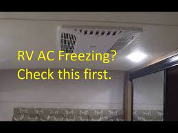 rv ac freezing up check this first