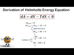Helmholtz Energy Equation Amazing