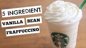 a starbucks vanilla bean cappucino