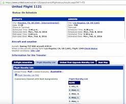 United Standby List Flight Loads How To Check Airport