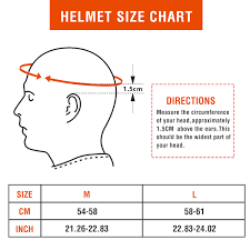 Helmet Size Chart India