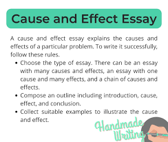 cause and effect essay outline types
