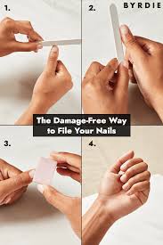 how to file nails safely for the most