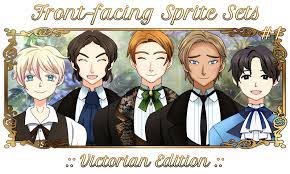 Character Sprite Pack: VN Sets 1 : Victorian Boys by LinXueLian