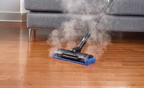 Cleaning The Kitchen Floor With Steam