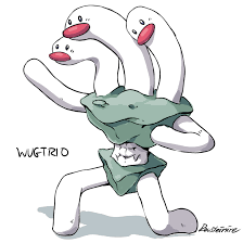 Wugtrio by Rousteinire (Me!) : r/pokemon