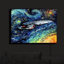 Van Gogh Star Trek Painting
