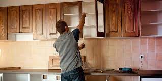 installation height for kitchen cabinets