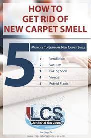 get rid of new carpet smell