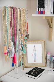 This allows you to create a custom solution. How I Store My Jewelry The Fashionista S Diary Jewellery Storage Necklace Storage Jewelry Organization