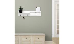 kitchen office chrome wall shelf and