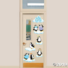 penguin religious door décor set 1 set