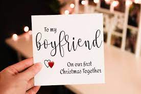 write on my boyfriend s christmas card