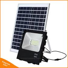 Hot Item Outdoor 100w Integrated Solar Led Garden Street Flood Light With Remote Control