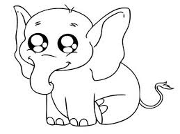 Cartoon fantasy group coloring page. Elephant 6307 Animals Printable Coloring Pages