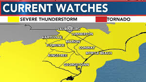In our area, the watch covers. First Alert Severe Thunderstorm Watch In Effect Until 7 P M