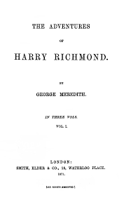 the adventures of harry richmond the adventures of harry richmond
