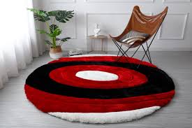 mda rugs mateos collection 7 x 7 red