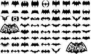 batman logo silhouettes png logo