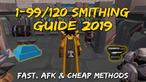 1 99 120 Smithing Guide 2019 Mining Smithing Rework Runescape 3