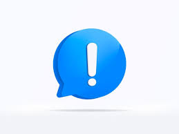 Sinal de sms de atenção de ícone de aviso de notificação azul e mensagem de  internet. renderização 3d. | Vetor Grátis
