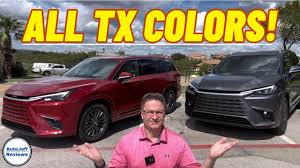 all 2024 lexus tx colors ranked worst