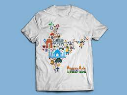 india map t shirt design by designpark2