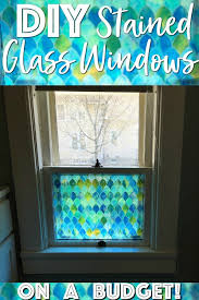 Diy Stained Glass Window A Budget