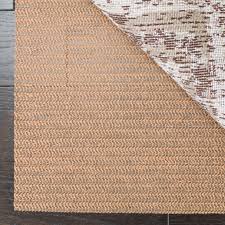rectangular pvc non slip rug pad