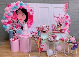 A mulan inspired 4th birthday party! Mulan Party Decoration Ideas Facebook