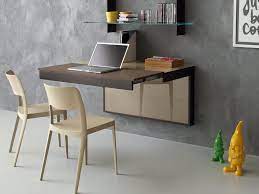 Wall Mounted Secretary Desk With