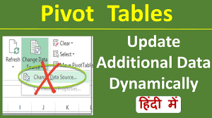 how to update pivot table when source