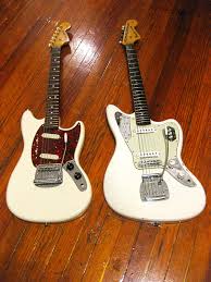 Strats olympic white/maple board with mint green guard. Totally Wired Guitars Olympians 1965 Reissue Fender Mustang Olympic