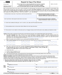 In order to file a 2016 irs tax return, download, complete, print, and sign the 2016 irs tax forms below and mail the forms to the address listed on the irs and state forms. Form 4506 Request For Copy Of Tax Return Definition