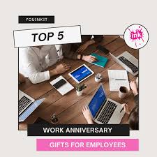 top 5 work anniversary gift ideas for