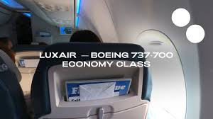 luxair boeing 737 700 economy