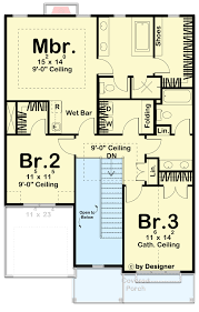 Contemporary Craftsman House Plan Under